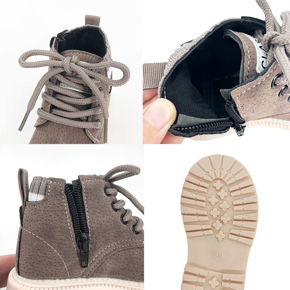 Toddler Baby Boys Girls Boots Kid Classic and Waterproof Hiking Outdoor Boots Rain Winter Snow Ankle Booties(Toddler/Little Kid)