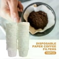thumbnail image 3 of 100pcs Disposable Paper Filters Cups Replacement White Coffee Filter Paper Pod for Keurig Capsules Coffee Filters Accessories, 3 of 5
