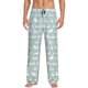 thumbnail image 1 of Fotbe White Swan Pantalones de Pijama para Hombre, Pantalones de Dormir, Pantalones de Casa con Cintura Ajustable y Bolsillos-3X-Large, 1 of 6
