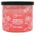 thumbnail image 1 of Mainstays 3-Wick Textured Wrapped Raspberry Peach Frose Scented Candle, 14 oz, 1 of 6