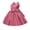 Brick Red, variant on Flower Girls Dress Wedding Pageant Satin Formal Dresses Toddler Birthday Party Princess Ball Gown Tutu Dress Kids Princess Dress Ruffle Sleeve Girls