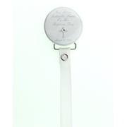Personalized Baptism, Christening Keepsake Pacifier Clip