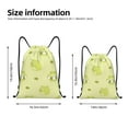 thumbnail image 2 of Sikiie Cute Frog3 Drawstring Backpack Drawstring Bags, Draw String Back Bag for Sports, Gym, Travel, Swimming, Beach-Small, 2 of 6