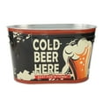 thumbnail image 1 of Beer Ice Bucket, Beautifully Coated Multipurpose Retro Leakproof Tinplate Ice Bucket  For Bar, 1 of 7