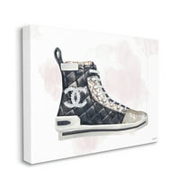 Stupell Industries Glam Fashion Quilted Sneaker Designer Style , 36 x 48, Designed by Ziwei Li