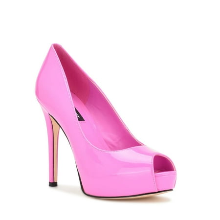 

NINE WEST Female Adult Women 9 HETHR3-DARKPINK650 Magenta 650