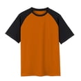 thumbnail image 6 of Maqroz Workout Sets for Men Summer 2-Piece Color Block Tracksuit Set Short Sleeve Athletic Tee and Shorts Sportswear Casual Running Jogging Training Outfit Breathable Quick Dry Active Wear, 6 of 7