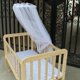 thumbnail image 3 of Cortinas con dosel para cunas, camas para bebés y niños pequeños, juego de cama con mosquitera, bonito juego de cama para cuna, mosquitera para cama, 3 of 4