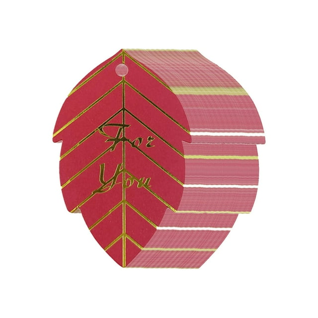 Tnarru 100x Valentine Day Gift Tags Paper Gift Tag Gift Packing Tags, Paper Hang Tags Hanging Gift Tags for Party Favor Mother's Day Red