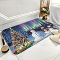 thumbnail image 5 of Christmas Runner Rug, Xmas Holiday Welcome Mat for Hallways Kitchen Front Door Entrance, Indoor Outdoor Snowman Print Decor Rug for Living Room Fireplace Bedroom 20"x32", 5 of 8