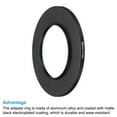 thumbnail image 4 of Uxcell Anillo de Adaptador de Filtro de Lente de Cámara de 49mm-77mm, Paquete de 2, para Capuchas de Lentes de Cámara, Negro, 4 of 5