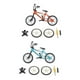 thumbnail image 1 of 2 X Modelo De Aleación Finger Mountain Mini Bike Racing Modelo Cool Toy Set (bicicleta De Doble + Neumático De Repuesto + Juego De Herramientas) Macarena Mini Alloy Finger Bike Toy, 1 of 8
