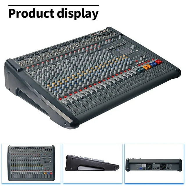 16 Channels 99 DSP Mixer DJ Controller Reverb Recording Mixing With Bluetooth 5.0 Professional Performance Dj Controller ,Smart Fader