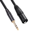 thumbnail image 3 of Conector de audio de cable de micrófono estéreo de audio de 635 mm y 1/4 pulgadas para altavoces de micrófonos, 3 of 9
