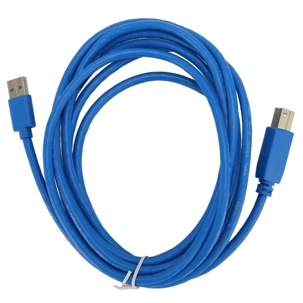 USB 3.0 A Male to B Male Printer Cable 5Gbps 3m Long, PVC Copper USB Scanner Cord for External Driver Hub
