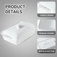 thumbnail image 2 of KOOV Ceramic Casserole Dish with Lid, Covered Rectangular Casserole Dish Set, Lasagna Pans with Lid for Cooking, Baking dish With Lid for Dinner, 9 x 13 Inches, Splash Series (Splashed White), 2 of 8