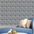 thumbnail image 1 of OULII 5 Pcs Humidity Resistant Wallpaper for Living Room Plastic Brick Wall Decor Set, 1 of 5
