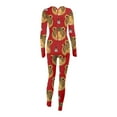 thumbnail image 5 of Utoimkio Button Down Onesie Pajamas for Women One Piece Long Sleeve Pajamas for Women Thermal Underwear Union Suit Sleepwear Jumpsuit S-XXXL, 5 of 6