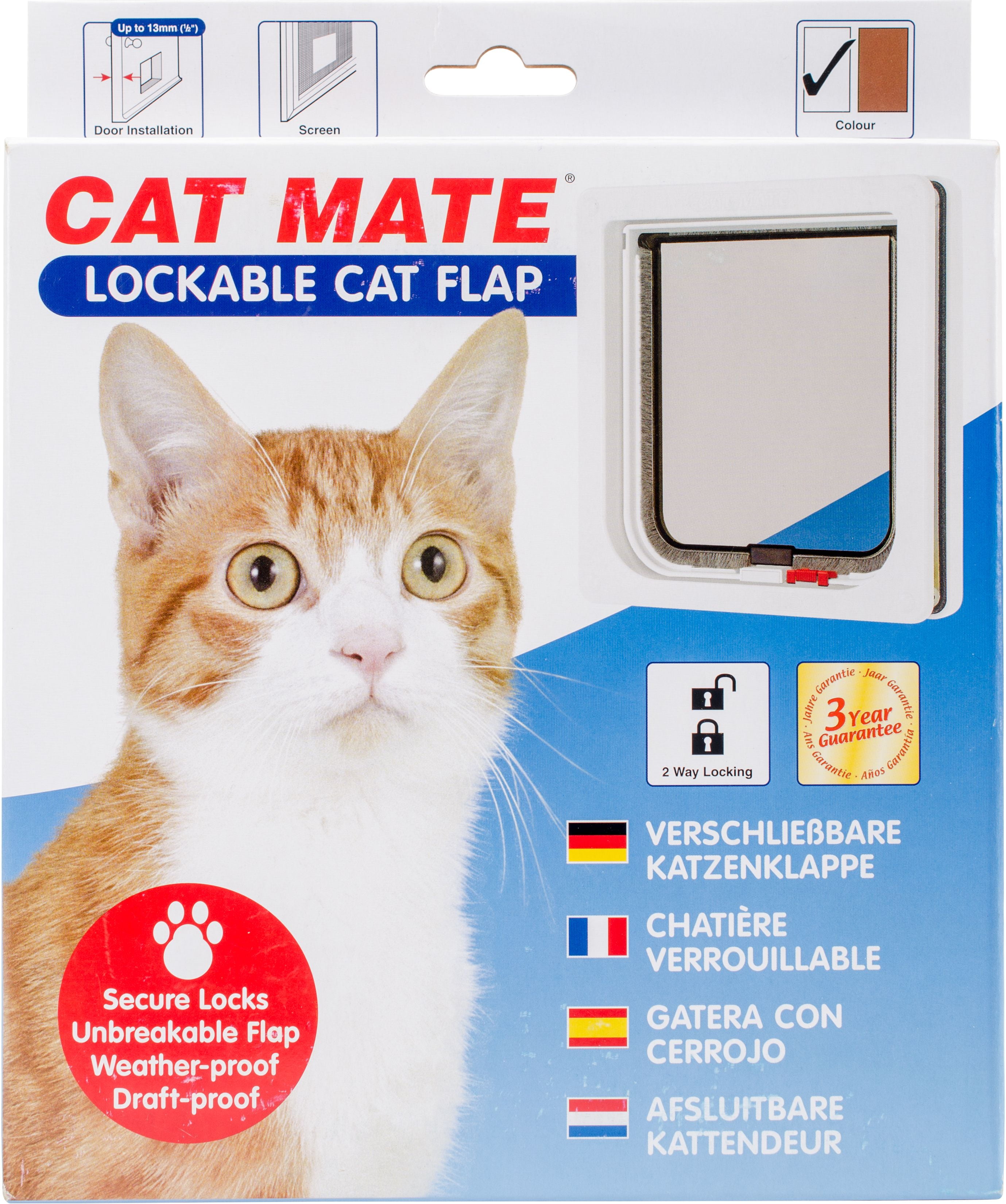 Cat Mate Lockable Cat FlapWhite