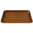 thumbnail image 6 of MUSENTIAL 2-Piece Non-Stick Bakeware Set for Oven with Crisper Pan and Cookie Sheet, 13 x 9-Inch (Copper, 1-Set), 6 of 6
