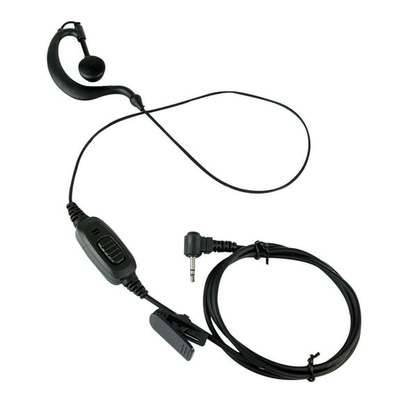 fashionhome 2.5mm Audio Interface Earpiece Walkie Talkie Headset PTT Mic Replacement for HYT/Motorola Radio