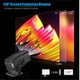 thumbnail image 3 of Salange HY320 Mini Projecteur LCD Portable Prend en Charge 4K Natif 720P Android 11 Wifi 6 Bluetooth 5.0, Correction de Trapèze Automatique, Courte Portée, Projection Multimédia pour Cinéma Maison Extérieur, 3 of 9