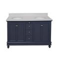 thumbnail image 7 of Bella 60" Double Bathroom Vanity with Marine Gray Cabinet and Quartz Top, 7 of 7