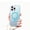 Light blue, variant on Magnetic Crystal Fox Tail Pattern Case for iPhone 16 Pro Max - MagSafe Compatible, High Yellow-Resistant TPU Shockproof Full-Body Protective Cover with Matte Finish,