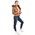 thumbnail image 2 of Chamarra con capucha desmontable Roman Fashion /Juvenil, 8026 (Cafe) cafe G, 2 of 5