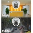 thumbnail image 6 of Evertech Indoor Outdoor Weatherproof Wide Angle 2.8mm Lens 2MP Dome Security Camera with Mounting Base Junction Box, 6 of 8