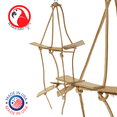 thumbnail image 3 of Bonka Bird Toys Bonka Bird Toys 1003 Cliff Leather Medium- Large Chew Cage Toy, 3 of 7