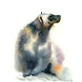 thumbnail image 3 of Shefranov, Olga 20x24 Black Modern Framed Museum Art Print Titled - Cold Shoulder, 3 of 5