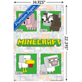 thumbnail image 3 of Minecraft - Simple Comic Animal Grid Wall Poster, 14.725" x 22.375", 3 of 4