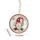 thumbnail image 2 of Adornos navideños, decoraciones navideñas, regalos navideños. Adorno de madera de medias esferas de colores para decorar el árbol de Navidad. Decoración navideña. Letrero colgante de madera., 2 of 5