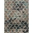 thumbnail image 3 of Unique Loom Trellis Frieze Collection Area Rug - Rounded (10' x 13' Rectangle Blue Multi/Ivory), 3 of 7