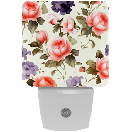 

Minced flower LED Square Night Lights - Portable and Stylish for Bedroom and Kids Room - Enhance Your Space with Soft and Soothing Illumination