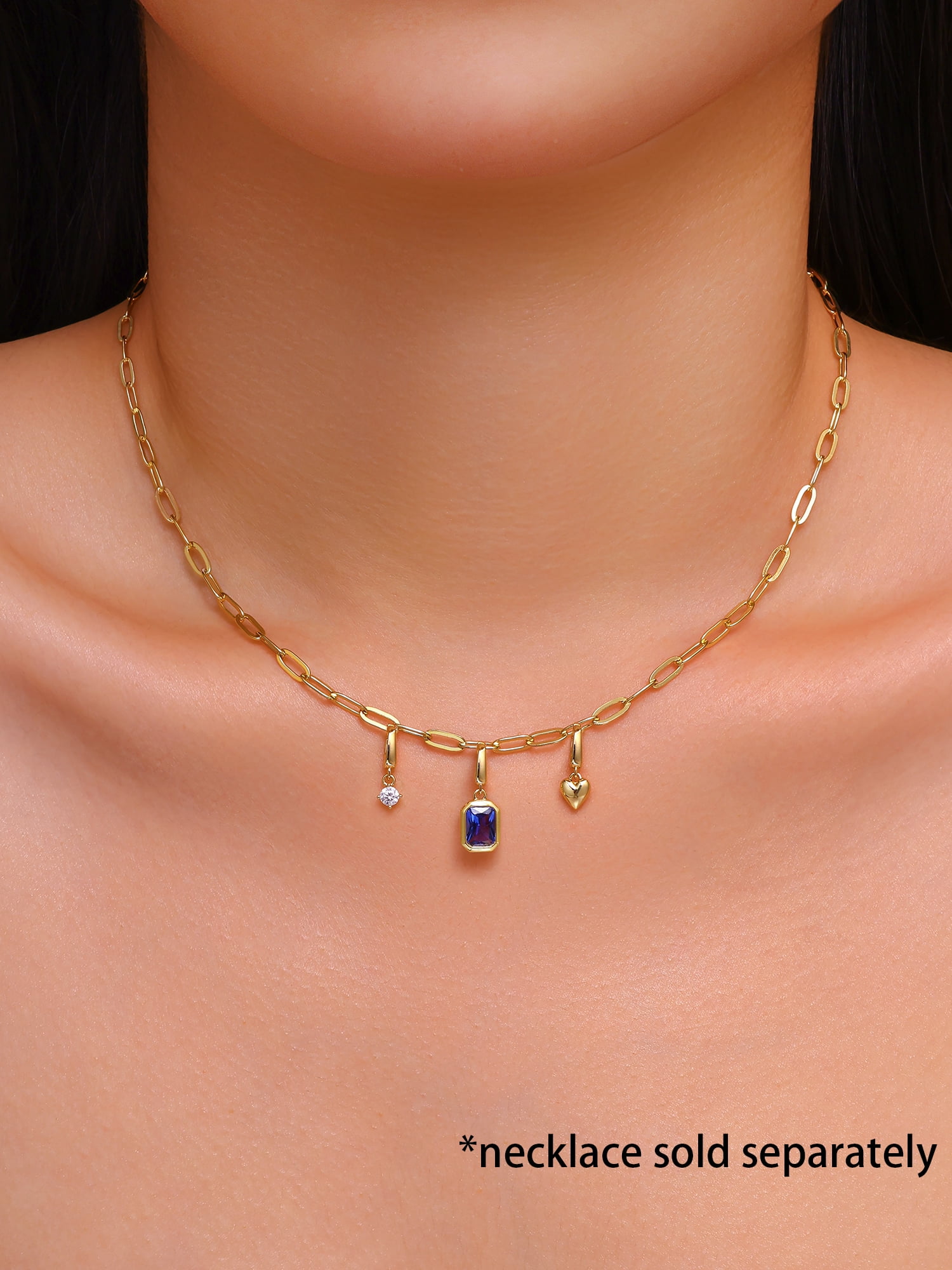 Brilliance Fine Jewelry Paperclip Chain for Charms in Sterling Silver