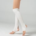 thumbnail image 4 of Calentadores de piernas Wosthever 1 par para mujer calcetines térmicos blanco, 4 of 5
