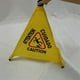 thumbnail image 4 of Caution Wet Floor Sign, Slippery When Wet Pops Up Sign, Wall Mounted Foldable Bilingual Safety Warning Alert Cone, 4 of 5
