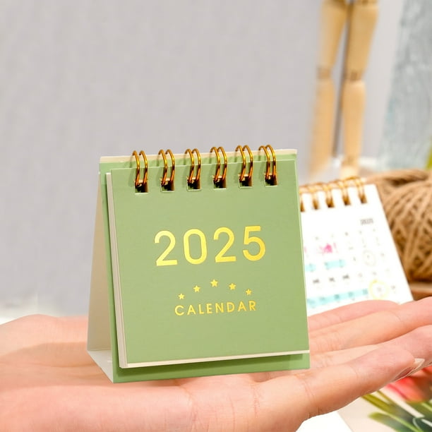 2025 planner,2025 Mini Desk Calendar,Mini Standing Calendar,Flip ...
