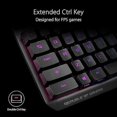 thumbnail image 2 of Clavier de jeu RVB optique ASUS ROG Strix Scope RX avec commutateurs mécaniques optiques ROG RX Blue, 2 of 5