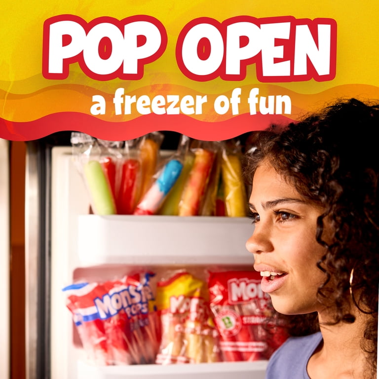 Budget Saver Cherry Pineapple Slushed Ice Pops 3 oz Summer Dessert