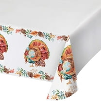 Tasteful Turkey Paper Tablecloth