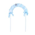 thumbnail image 2 of Dytern Birthday Lovely Cake Topper Star Hairball Arch Cake Fruit Pick Dessert Table Decoration Supplies (Blue), 2 of 10