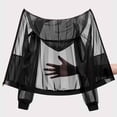 thumbnail image 5 of Dianli Gifts Ultra Thin Hollow Out Mesh Sunscreen Jacket, Breathable Zip Pocket Long Sleeve Coat, Quick Dry Fashion Outdoor Fishing Casual Outwear for Men Black XL, 5 of 8