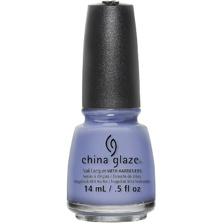 Nail Glaze - China Glaze Nail Polish, Secret Peri-Winkle 0.50 oz