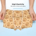 thumbnail image 3 of Yiaed Squirrel And Nuts Print Boys' Boxer Briefs Cotton Casual Stretch Comfort Boys Boxers - Kids Boxer Briefs Underwear for Boys (6-18)-Small, 3 of 5