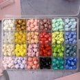 thumbnail image 2 of Caja de cera para sellar pintura al fuego, accesorios de pintura al fuego multicolor, cera para sellar multicolor, estrellas de la suerte, oso violento, 2 of 6
