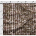 thumbnail image 2 of Soimoi Texture Print, Velvet Fabric Decor Sewing Fabric By The Yard- 54 Inch WideDecorative Fabric For Upholstery And Home Accents-Brown, 2 of 5