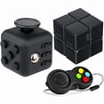 thumbnail image 1 of 3-Piece Fidget Toy Bundle for Ultimate Stress Relief - Sensory Toy Set with Fidget Pad, Infinity Cube and Controller - Perfect Office Gift for Bar, 1 of 5